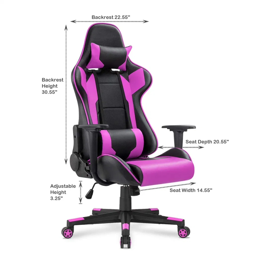 2023 High Quality Ergonomic Fabric Silla Gamer Computer Game Chair Race Gaming Chairs