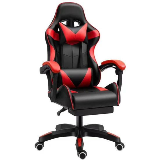 Silla ajustable del juego de la altura del eslabón giratorio del sillón reclinable del cuero de la PU de la PC barata