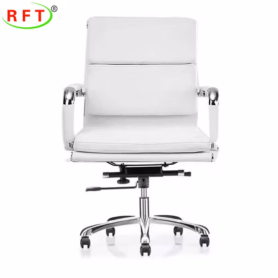 Silla de oficina ergonómica ejecutiva de cuero con respaldo alto de lujo Boss Manager Computer Executive