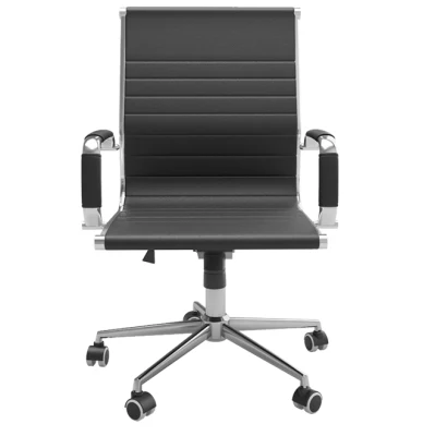 Silla ergonómica de cuero moderna del ordenador de la rueda de la malla de la oficina del encargado del sillón reclinable